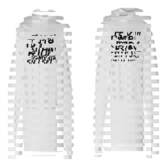 Es Mi Octavo Cumpleaños Firma Mi Camisa En La Parte Trasera Camiseta de manga larga - Regaloses