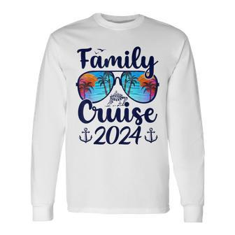Family Cruise 2024 Family Vacation Matching Family Group Long Sleeve T-Shirt - Seseable