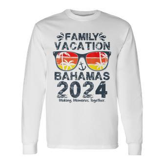 Family Vacation Bahamas 2024 Matching Group Summer 2024 Long Sleeve T-Shirt - Seseable