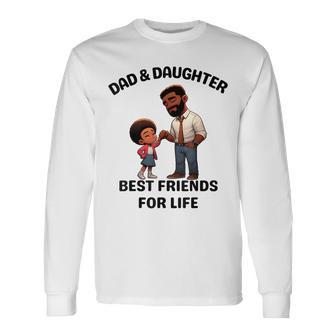 Fathers Day 2024 From Daughter Matching For Dad And Daughter Long Sleeve T-Shirt - Monsterry DE