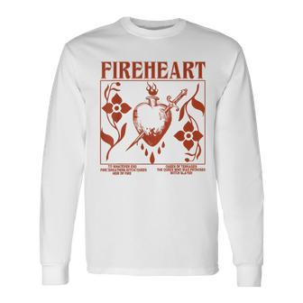 Fireheart To Whatever End Fire Breathing Long Sleeve T-Shirt | Mazezy