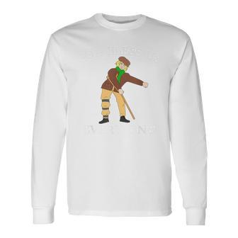 Floss Dance Christmas Carol Tiny Tim God Bless Us Everyone Long Sleeve T-Shirt - Monsterry