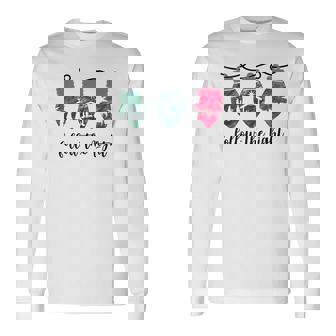 Follow The Light Christ Xmas Light Long Sleeve T-Shirt | Mazezy