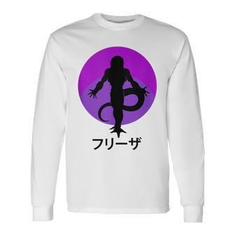 Freeza Frieza Dragon Evil Ball Z Freezer Manga 90' Long Sleeve T-Shirt - Monsterry