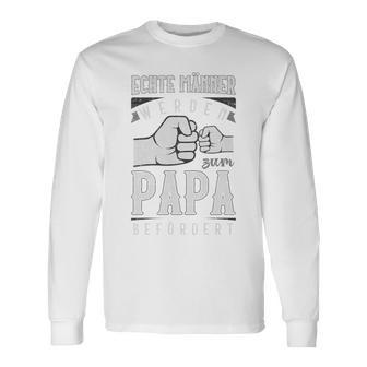 Frischgebackener Papa Papa Kind Zur Geburt Für Papa Langarmshirts - Geschenkecke