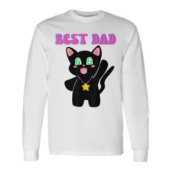Best Dad Quote Cool Father's Day Long Sleeve T-Shirt - Seseable
