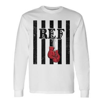 Boxing Referee And Beginners Referee Long Sleeve T-Shirt - Monsterry