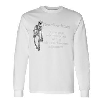 Chiropractor Definition Chiropractic Long Sleeve T-Shirt - Seseable