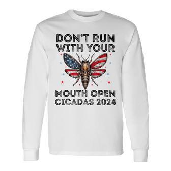 Cicadas 2024 Event Brood Xiii Entomology Cicada Lover Long Sleeve T-Shirt - Monsterry