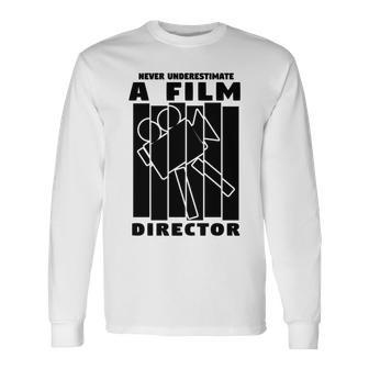 Movie Director Long Sleeve T-Shirt - Seseable