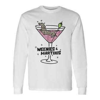 Weenies And Martinis Apparel Long Sleeve T-Shirt - Seseable