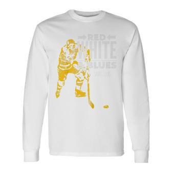 Ggt Red White And Blues Saint Louis Hockey Long Sleeve T-Shirt - Monsterry AU