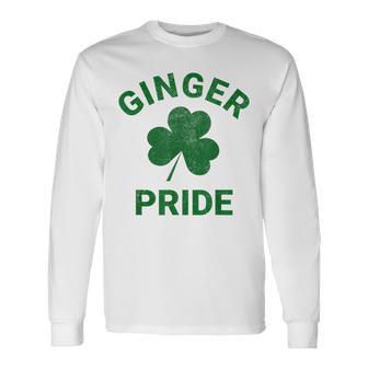 Ginger Pride Redhead St Patrick's Day Long Sleeve T-Shirt - Monsterry