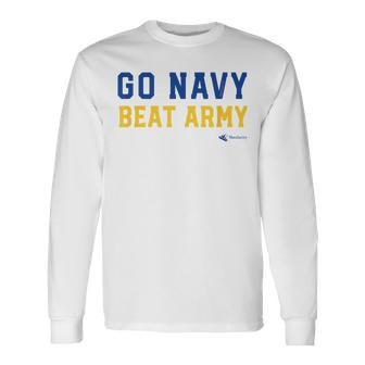 Go Navy Beat Army Orange Edition Long Sleeve T-Shirt - Monsterry