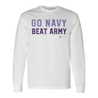 Go Navy Beat Army Pink Edition Long Sleeve T-Shirt - Monsterry DE