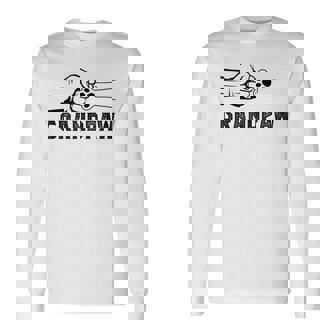 Grandpaw Grandpa Dog Grandpaw Appreciation Long Sleeve T-Shirt | Mazezy