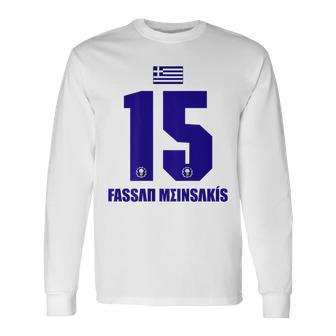 Greece Sauf Jersey Fassan Meinsakis Saufname Langarmshirts - Geschenkecke