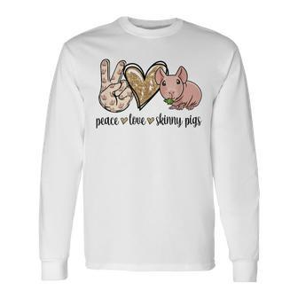 Hairless Guinea Pig Long Sleeve T-Shirt - Thegiftio UK