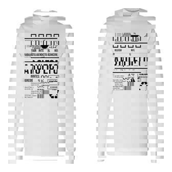 Hombre Divertido Arquitectura Graduación Arquitecto Camiseta de manga larga - Regaloses