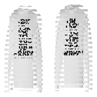 Hombre Divertido Embarazo Anuncio Camisa Abuelo Regalos Abuelo Camiseta de manga larga - Regaloses