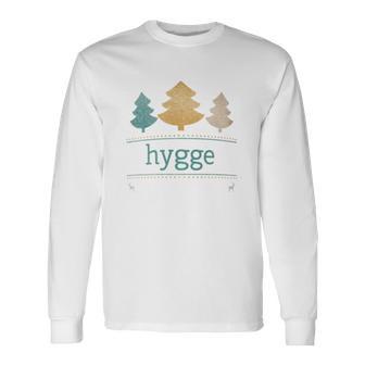 Hygge Winter Scene For Cozy Christmas Long Sleeve T-Shirt - Monsterry