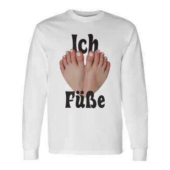 Ich Liebe Füße Lustiges Langarmshirts - Geschenkecke