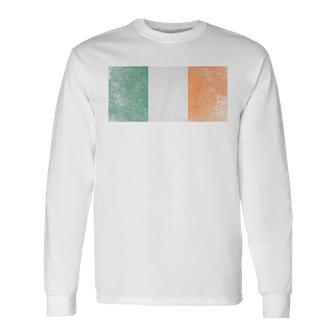 Irish Ireland Flag Pride Country Home St Patrick's Day Long Sleeve T-Shirt - Monsterry AU