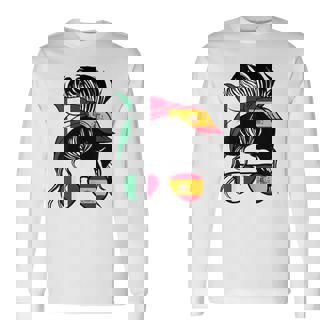 Italia Y España Mix Raíces Italianas Camiseta de manga larga - Regaloses