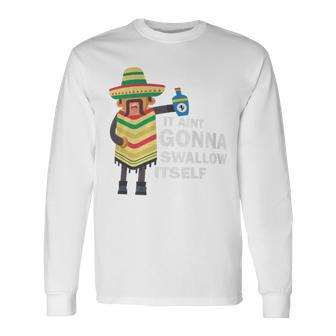 Juan Drinking Mexican Fiesta Quote Cinco De Mayo Long Sleeve T-Shirt - Monsterry UK