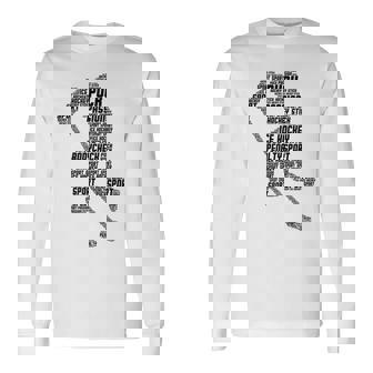 Jugador De Hockey Sobre Hielo Juvenil Niños Hombres Camiseta de manga larga - Regaloses