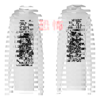 Kawaii Anime Monster Diseño De Anime Y Manga Espeluznante Sin Mangas Camiseta de manga larga - Regaloses