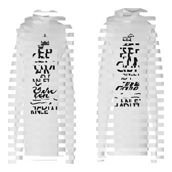 Keep Calm And Let Clarke Handle It Name Long Sleeve T-Shirt - Seseable
