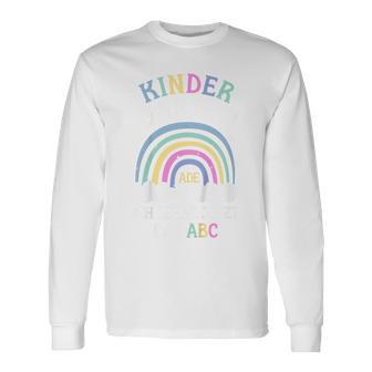 Kinder Kindergarten Ade Kita Abgänger 2024 Kindergarten Abschluss Langarmshirts - Geschenkecke