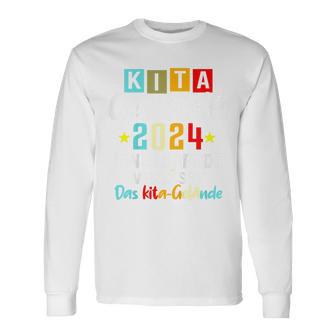 Kinder Kita Geschafft 2024 Kita Abschluss 2024 Kita Abgänger 2024 Langarmshirts - Geschenkecke