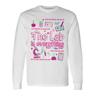 Lab Group Lab Week 2024 The Lab Is Everything Long Sleeve T-Shirt | Mazezy