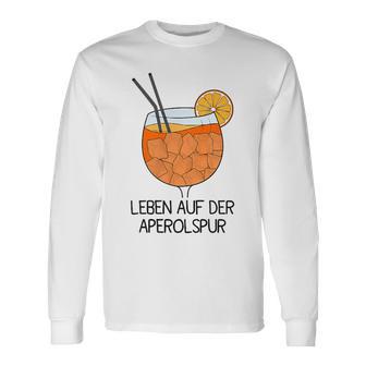 Leben Auf Der Aperolspur Summer Drink Langarmshirts - Geschenkecke