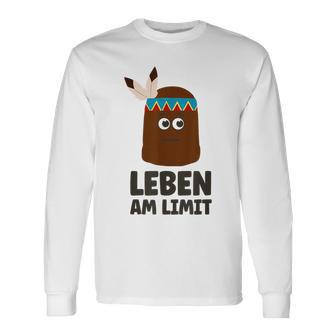 Leben Am Limit Schaumkiss Schokokiss Indian Gray S Langarmshirts - Seseable