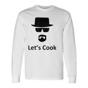 Let's Cook Heisenberg W White Long Sleeve T-Shirt - Monsterry