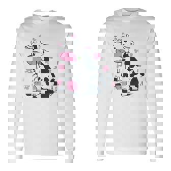 Lindaaca Comiendo Hierba Granja Camiseta de manga larga - Regaloses