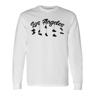 Los Angeles La Sneakers Lover Long Sleeve T-Shirt - Monsterry UK