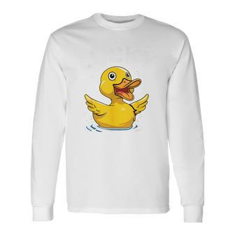 Lucky Rubber Ducks Duckling Duckies Long Sleeve T-Shirt - Seseable