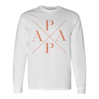 Lustiger Papa Est 1960 Papa Seit 1960 Papa 1960 Langarmshirts - Geschenkecke