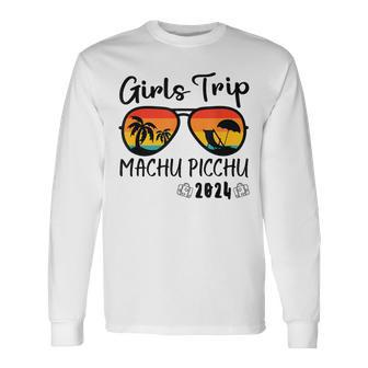 Machu Picchu Peru Girls Trip 2024 Long Sleeve T-Shirt | Mazezy DE