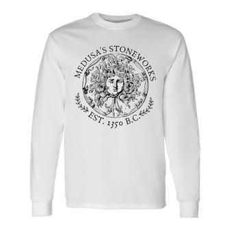 Medusa Greek Mythology Goddess Women Long Sleeve T-Shirt - Monsterry CA