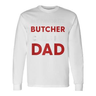 Mein Lieblingsmetzger Nennt Mich Papa Raglan Langarmshirts - Geschenkecke