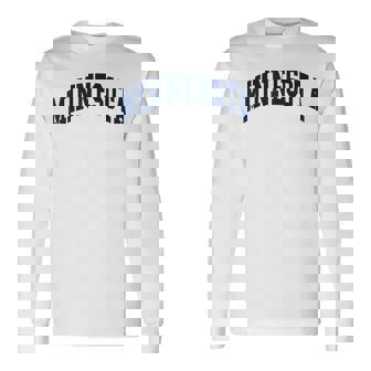 Minnesota Throwback Classic Long Sleeve T-Shirt - Seseable