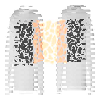 Motif De Girafe Afrique Animal Africain Girafes T-shirt à manches longues - Cadeauxyz