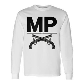 Mp Military Police Corps Us Army Black Long Sleeve T-Shirt - Monsterry CA