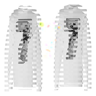Niños Niños 7 Años Edad Escalada 7 Cumpleaños Aventuras Camiseta de manga larga - Regaloses