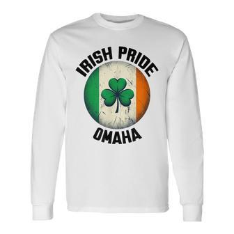 Omaha Irish Pride St Patrick's Day Long Sleeve T-Shirt - Monsterry